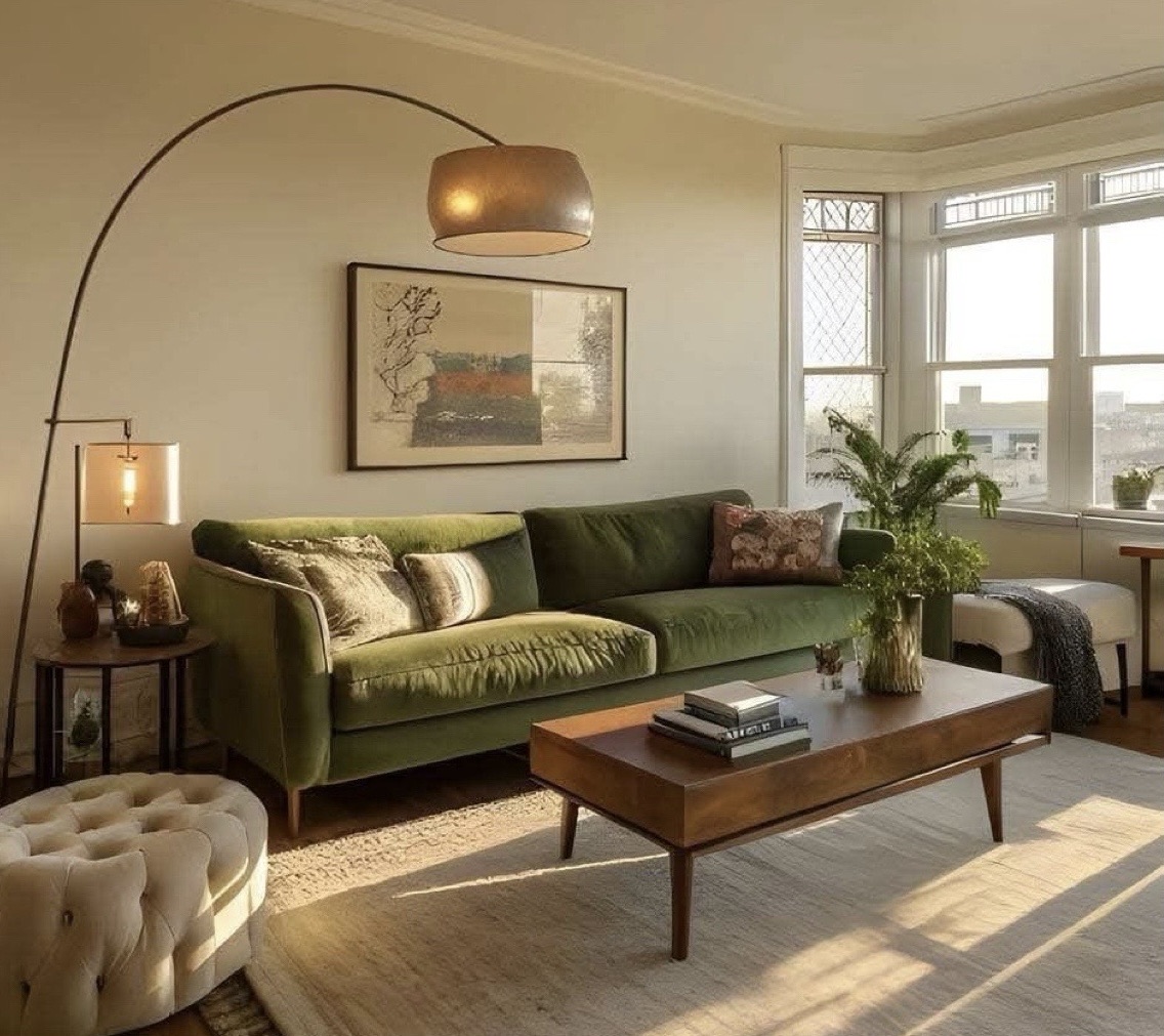 Foto eines Wohnraums vor der KI-Bearbeitung